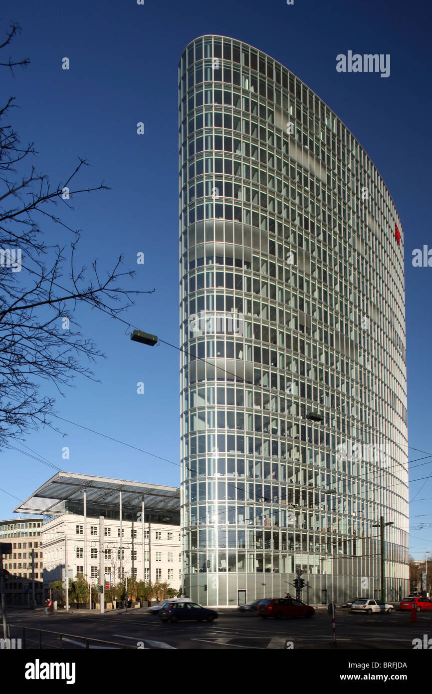 GAP 15 torre di uffici, Duesseldorf, nella Renania settentrionale-Vestfalia, Germania, Europa Foto Stock