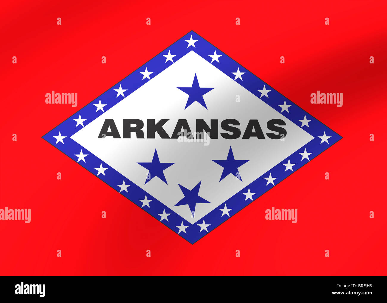 Arkansas bandiera Foto Stock
