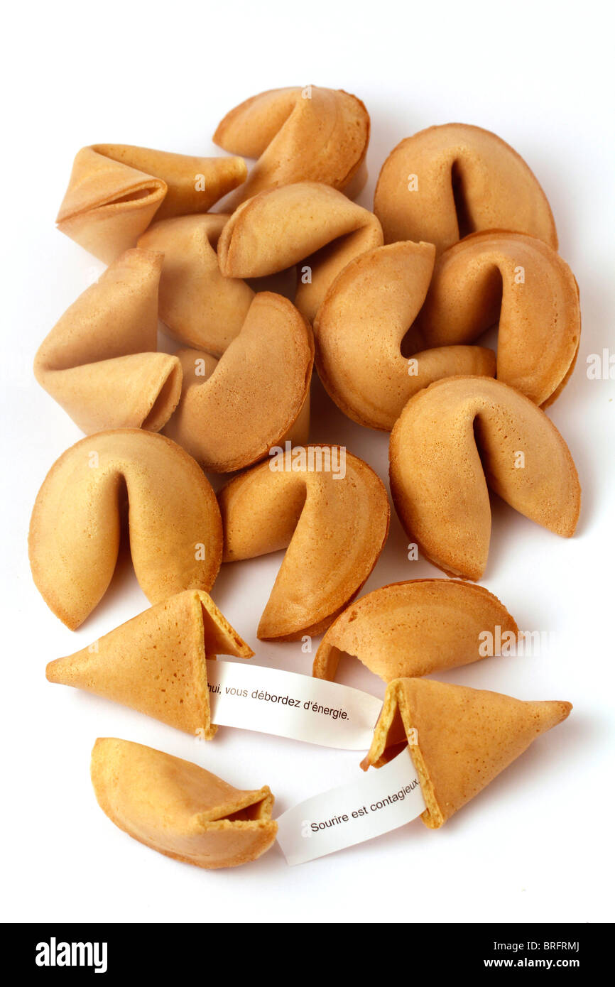 Fortune cookie. Foto Stock