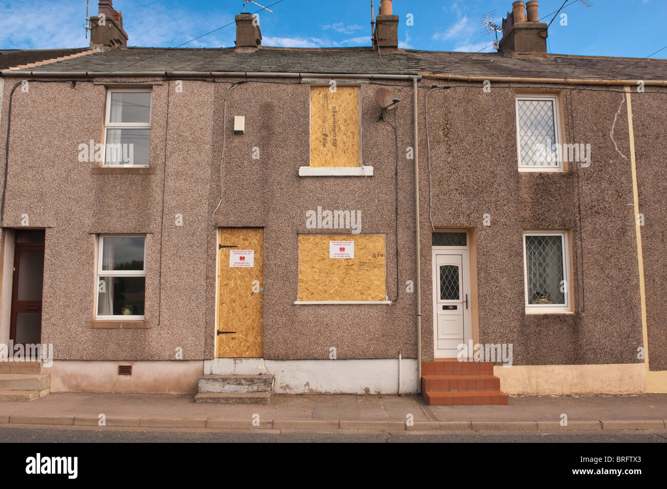 La saliti fino a casa di Cumbria assassino di massa Derrick Bird in Rowrah , Cumbria , in Inghilterra , Gran Bretagna , Regno Unito Foto Stock