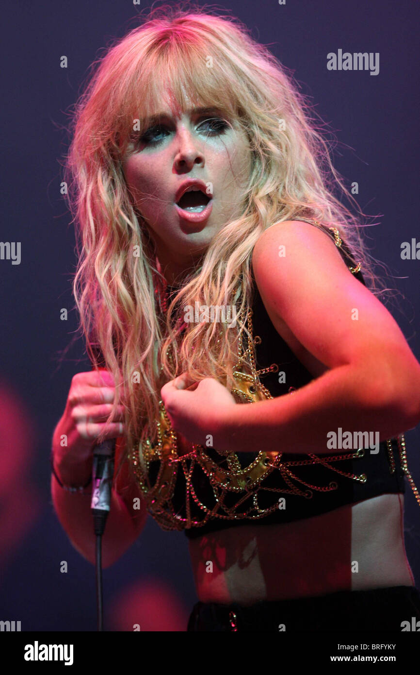 DIANA VICKERS AL V FESTIVAL a Hylands Park,Chelmsford,Essex domenica 22 agosto 2010 Foto Stock