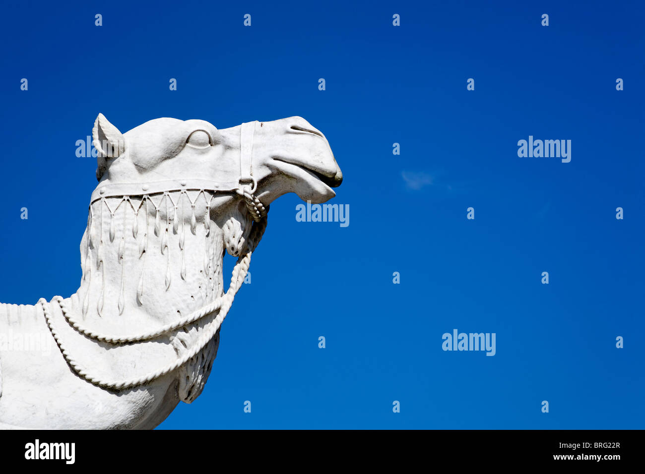 Camel scultura da William Theed presso l'Albert Memorial, i giardini di Kensington, London, Regno Unito Foto Stock