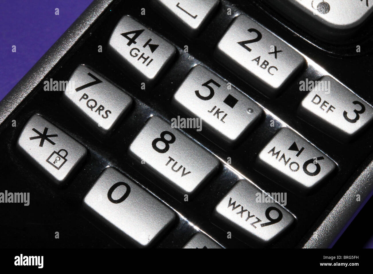 Tastierino telefonico la comunicazione a casa e sul posto di lavoro Foto Stock