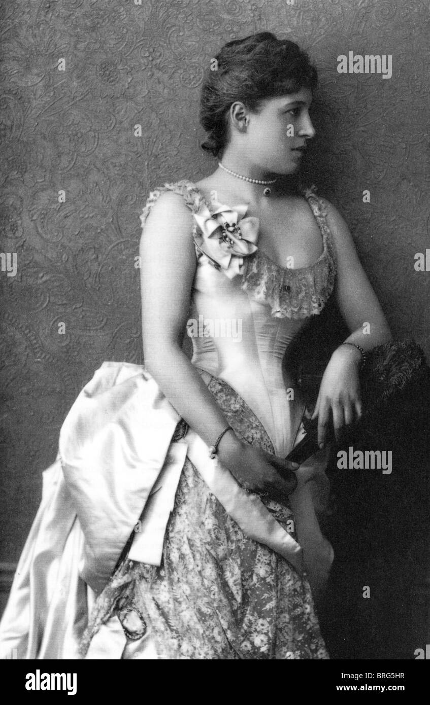 LILY LANGTRY (1853 - 1929) Edwardian attrice Foto Stock