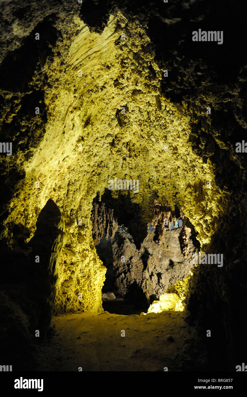 Parco nazionale di Carlsbad Cavern nuove grotte del Messico Foto Stock