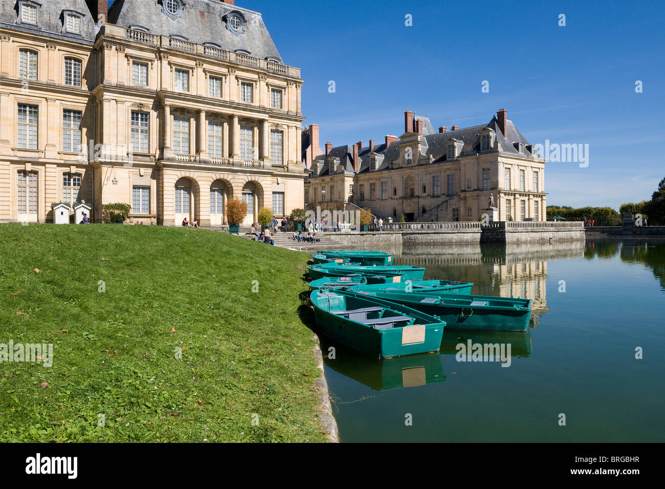 Chateau fontainebleau, Francia Foto Stock