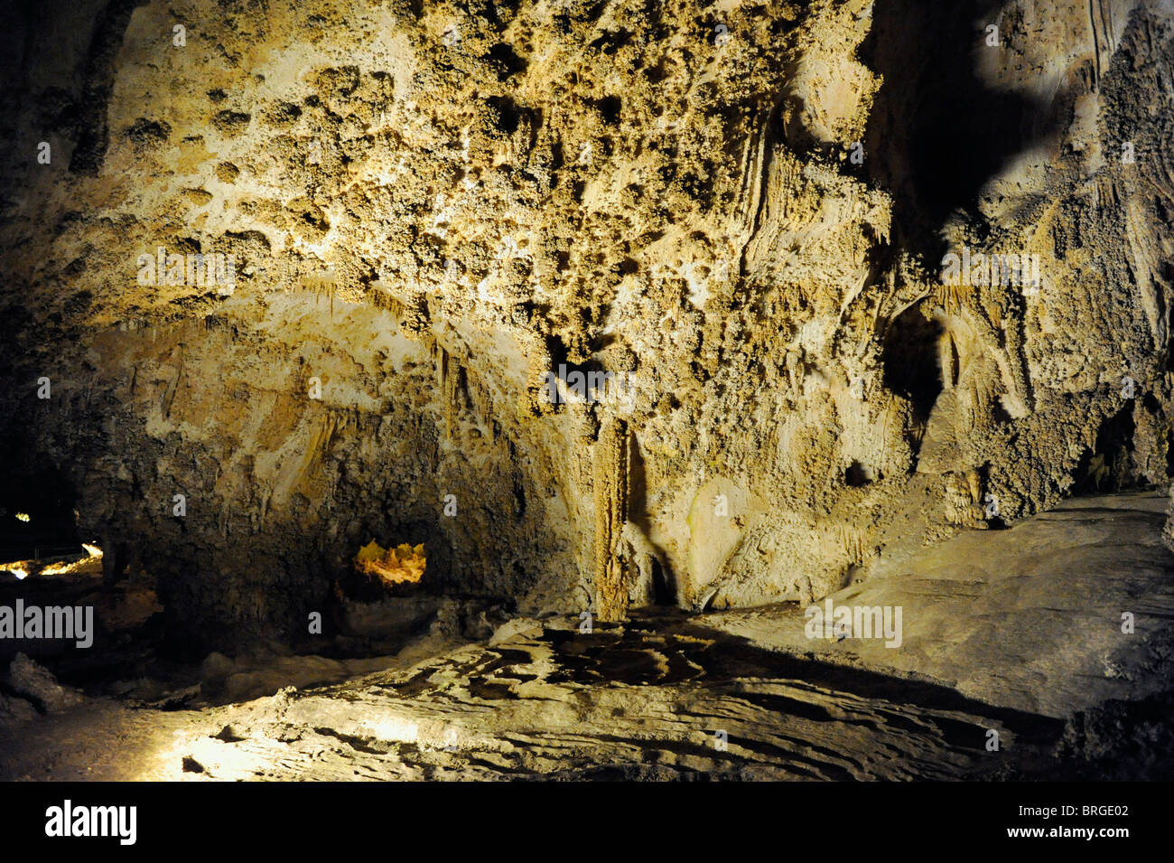 Parco nazionale di Carlsbad Cavern nuove grotte del Messico Foto Stock