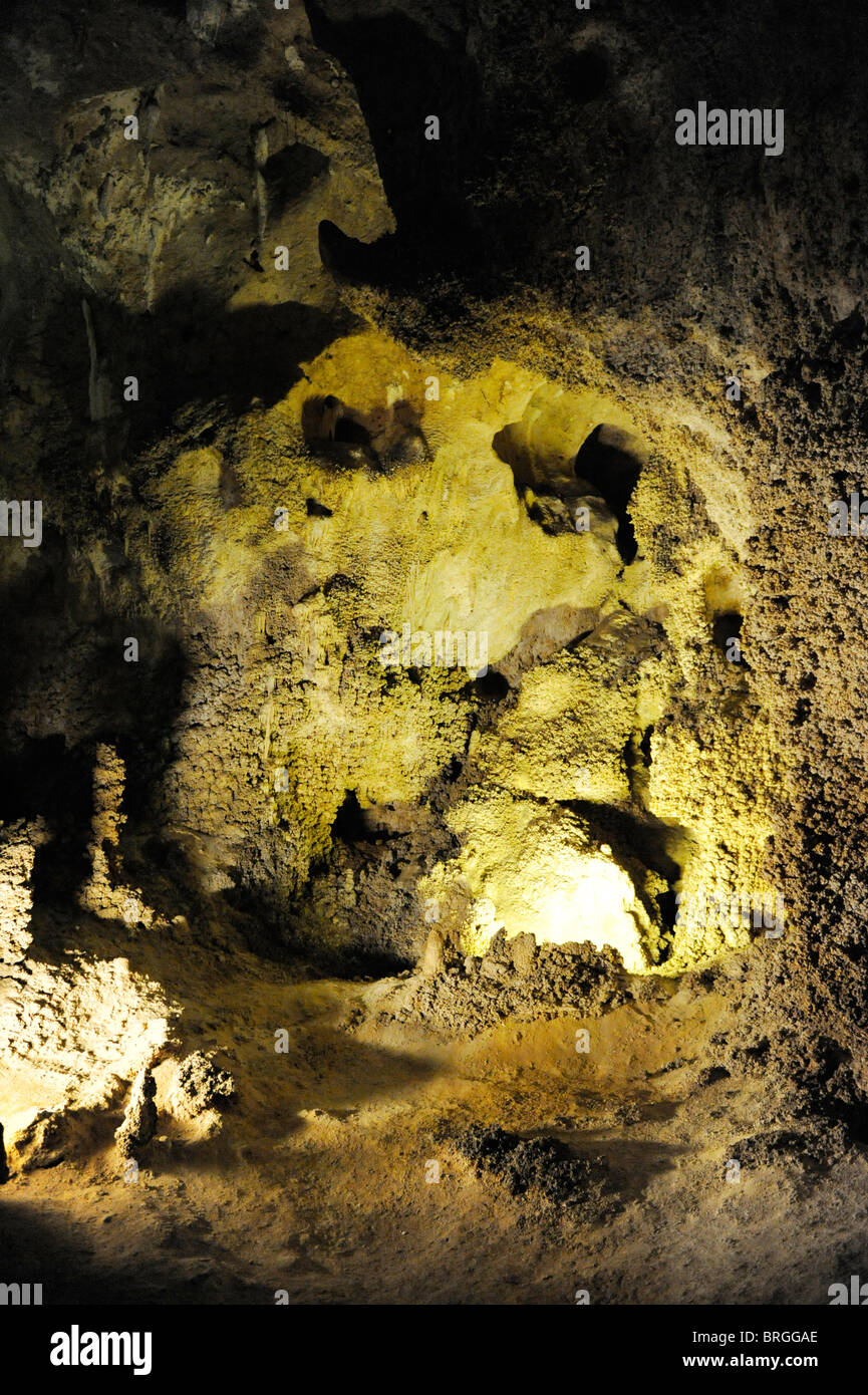 Parco nazionale di Carlsbad Cavern nuove grotte del Messico Foto Stock