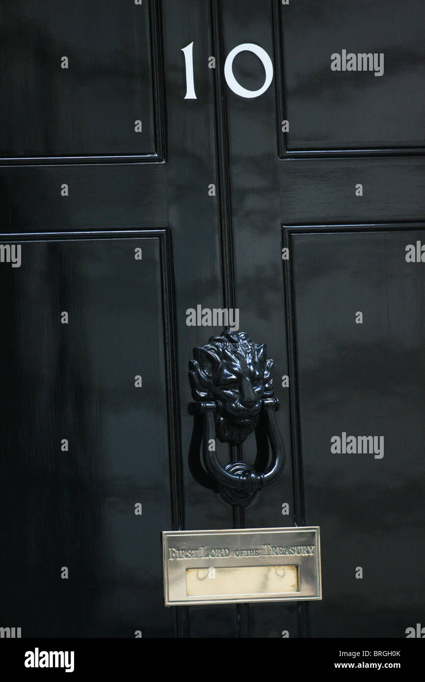 Il numero 10 di Downing Street. Foto di James Boardman Foto Stock