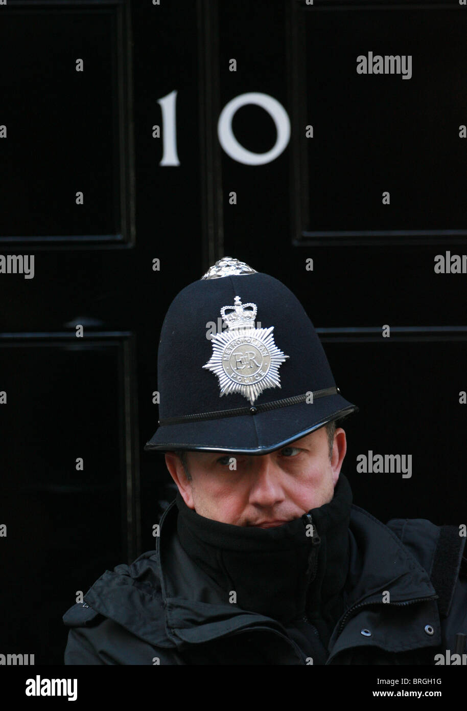 Il numero 10 di Downing Street. Foto di James Boardman Foto Stock
