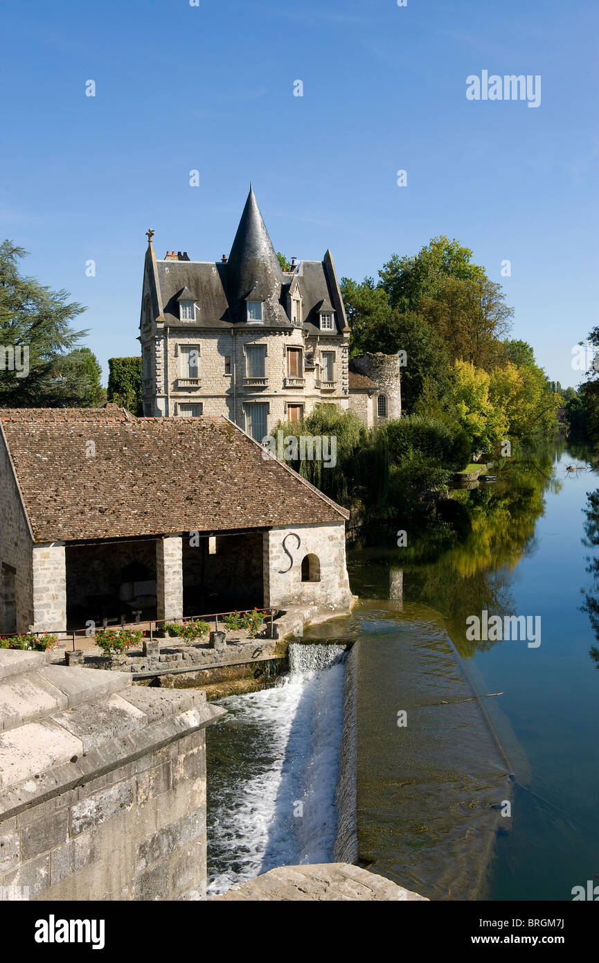 Moret-sur-Loing, Francia Foto Stock