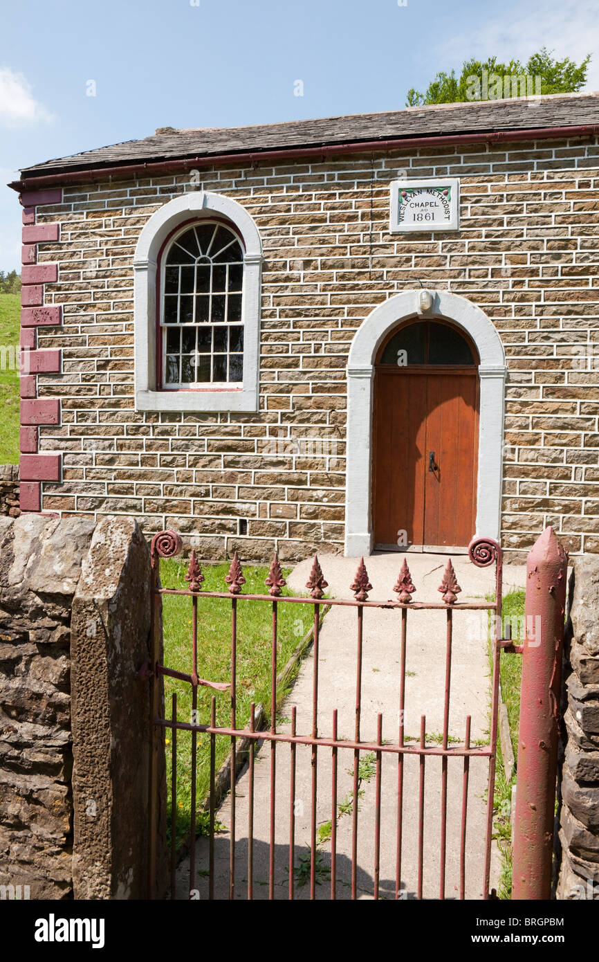 La Wesleyan Methodist cappella costruita nel 1861 a Sprintgill, a sud di Ravenstonedale, Cumbria Foto Stock