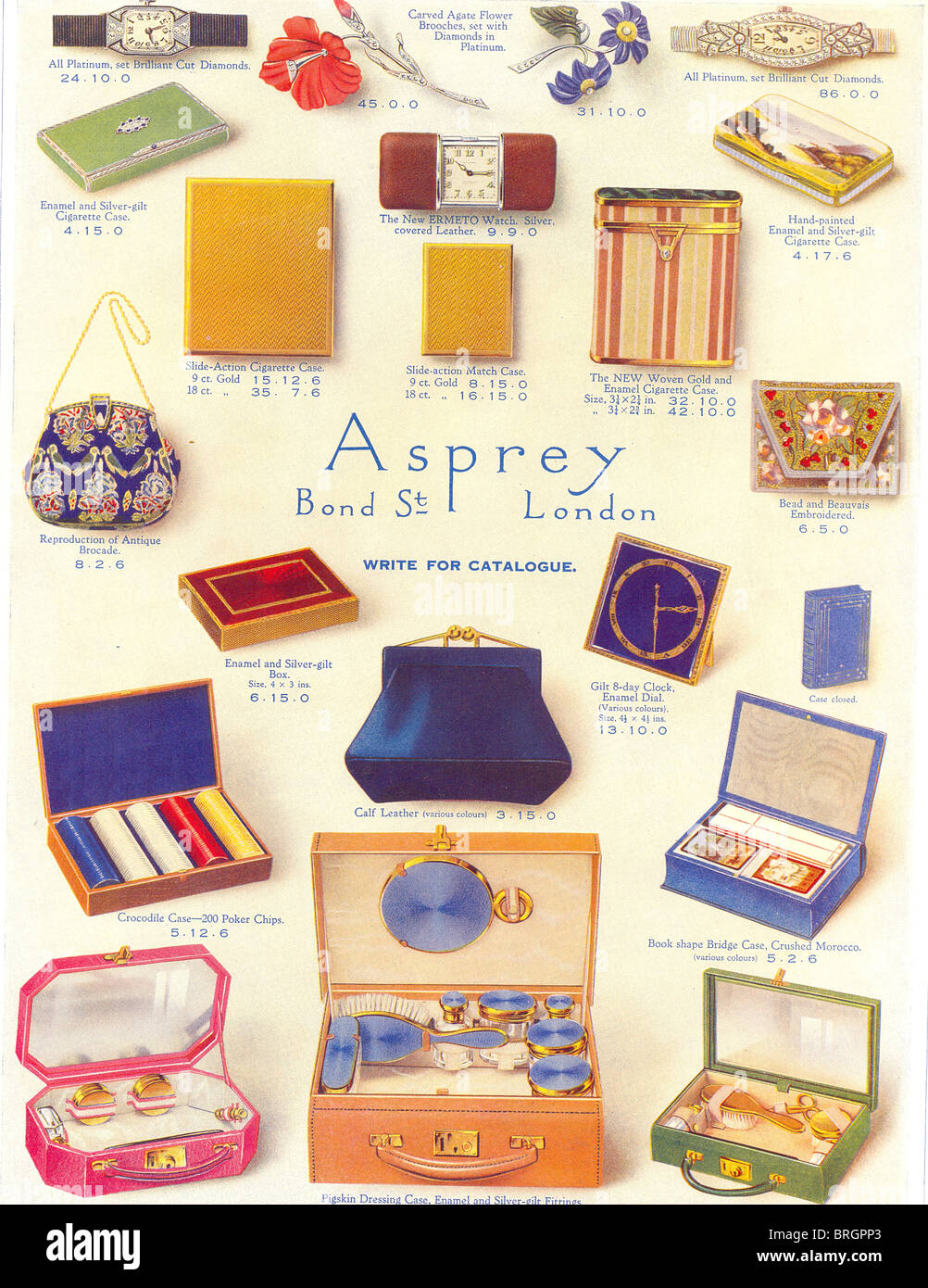 Regali di Natale da Asprey 1928 Foto Stock