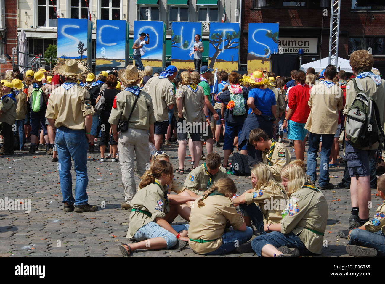 Scout internazionale incontro a Roermond Olanda, estate 2010 Foto Stock