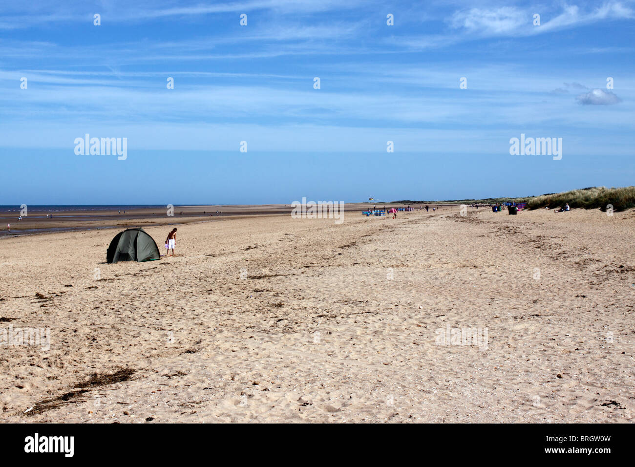 OLD HUNSTANTON BEACH. NORTH NORFOLK. Regno Unito. Foto Stock