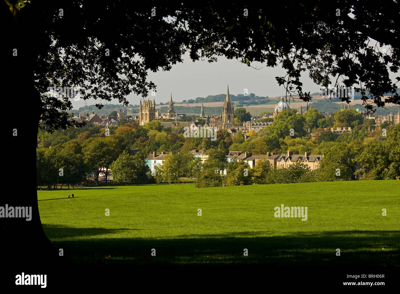 Oxford e università visto da South Park Foto Stock