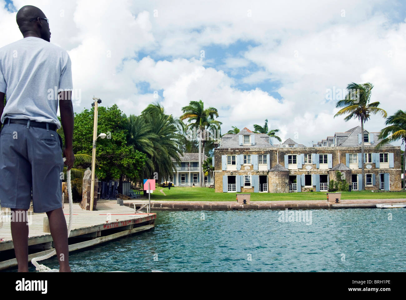 Nelson's Dockyard, Antigua, West Indies, dei Caraibi e America centrale Foto Stock