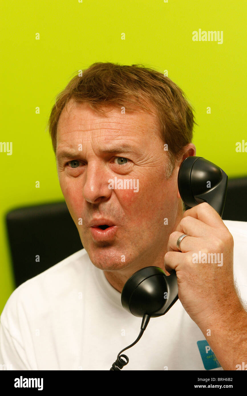 Ex Inghilterra spin bowler e sto a Celebrity Get Me Outta' qui star Phil Tufnell Foto Stock