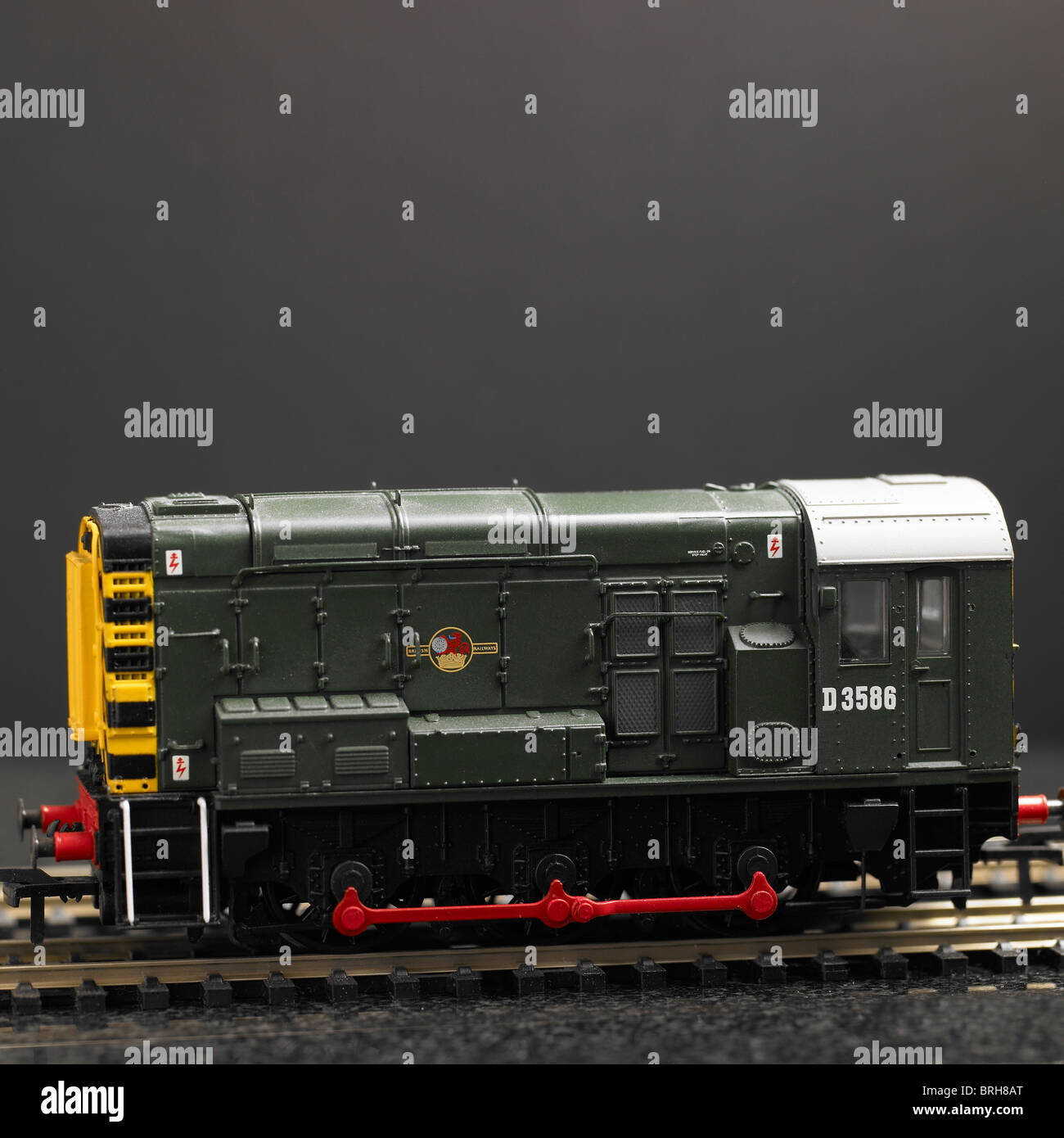 Classe 08 deviatore Diesel BR Green Foto Stock
