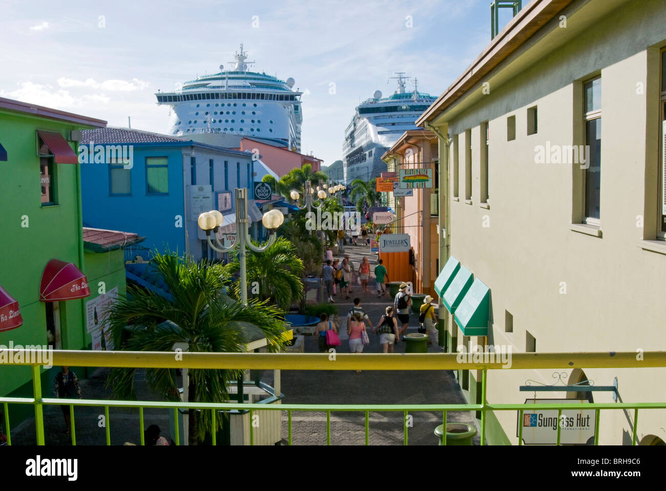 Heritage Quay, St. John's, Antigua, West Indies, dei Caraibi e America centrale Foto Stock