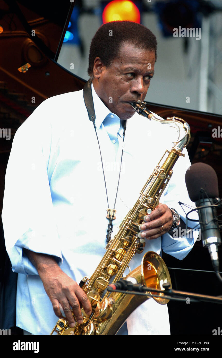 WAYNE SHORTER Wayne Shorter QUARTET WIESBADEN GERMANIA 03 Agosto 2007 Foto Stock