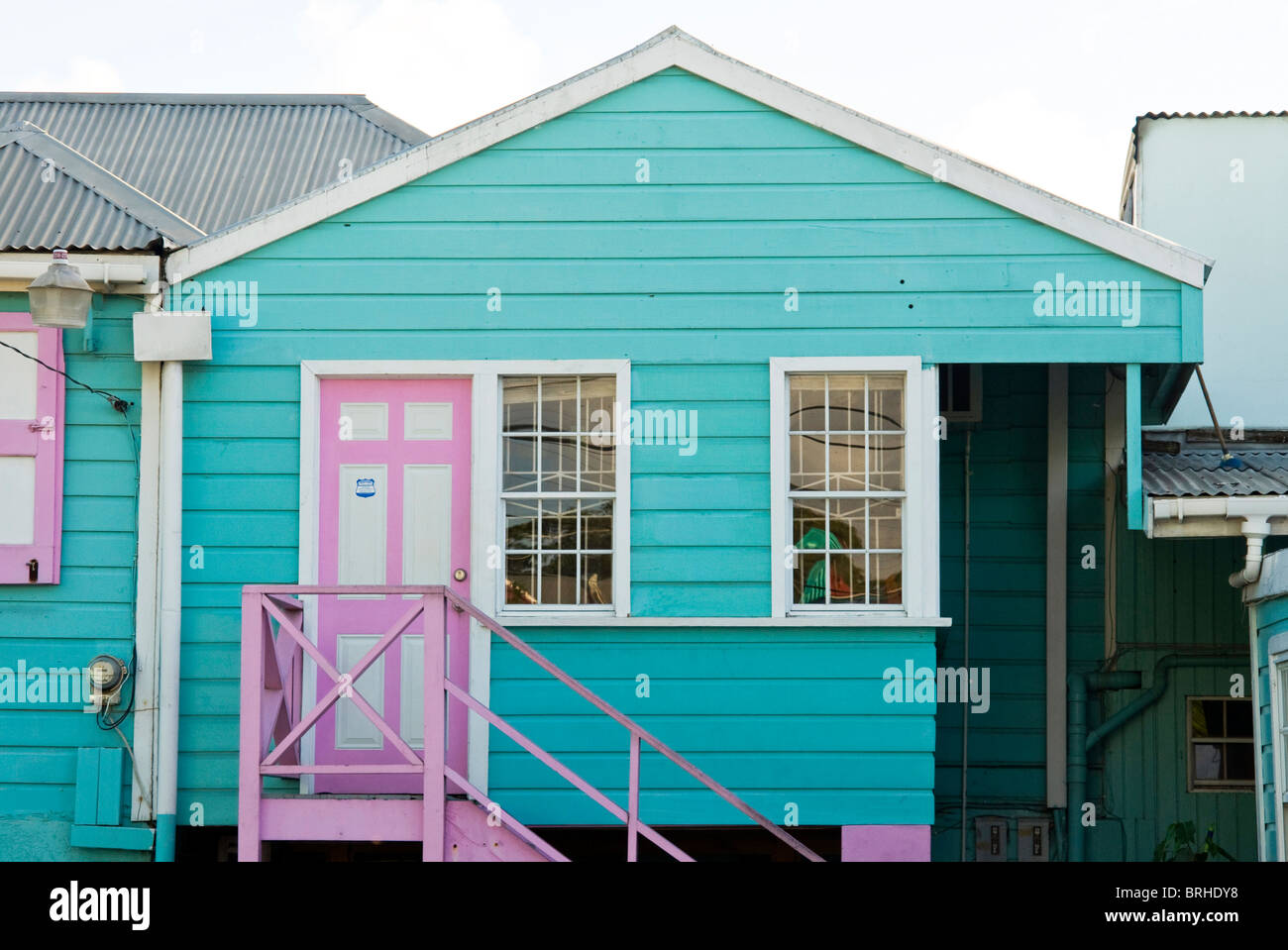 La città vecchia, St. John's, Antigua, West Indies, dei Caraibi e America centrale Foto Stock