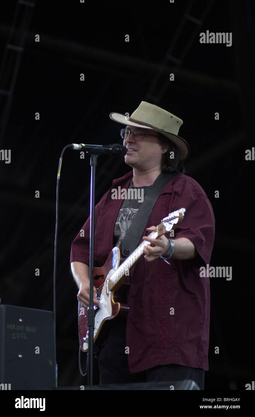 Gordon Gano di violente Femmes riprodurre l'O2 Music Festival, Hyde Park, London, Regno Unito. Foto Stock