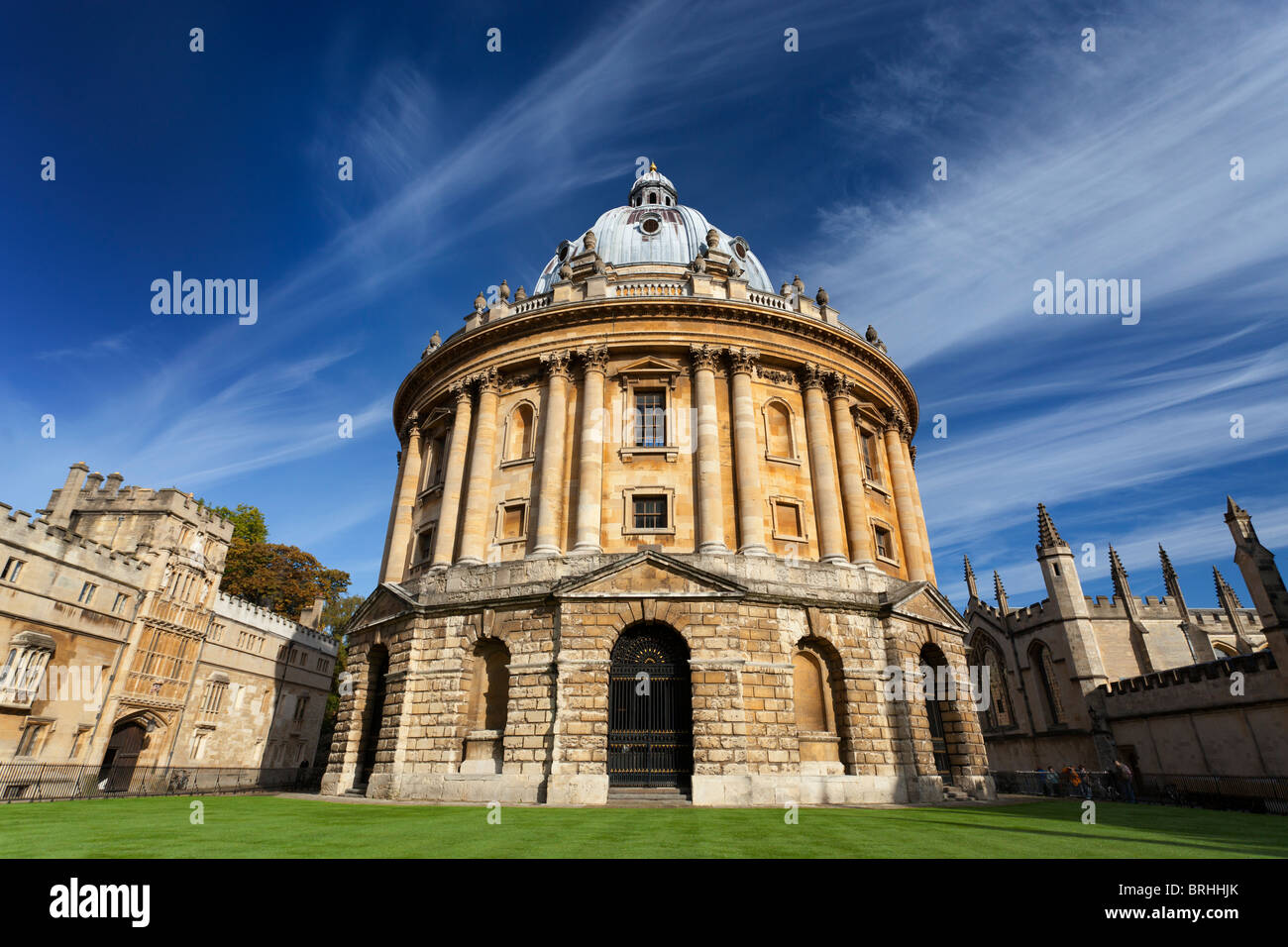 Radcliffe Camera, Brasenose e tutte le anime College Oxford- inizio autunno mattina 3 Foto Stock