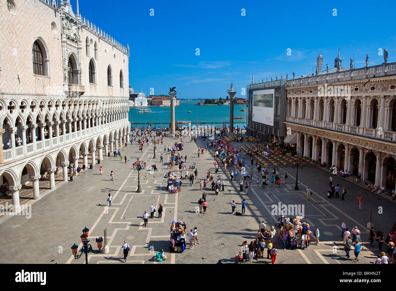 L'Europa, Italia, Venezia, Venezia, elencato come patrimonio mondiale dall' UNESCO, Piazza San marco Foto Stock