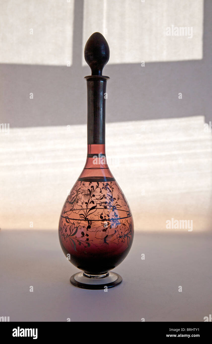 Decanter di antiquariato Foto Stock