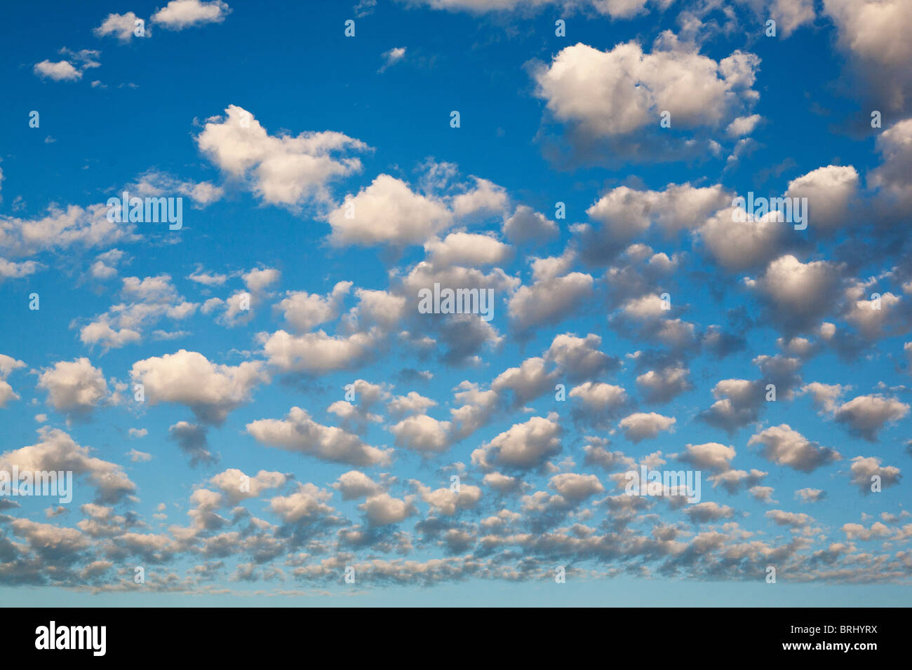 nubi nel cielo Foto Stock
