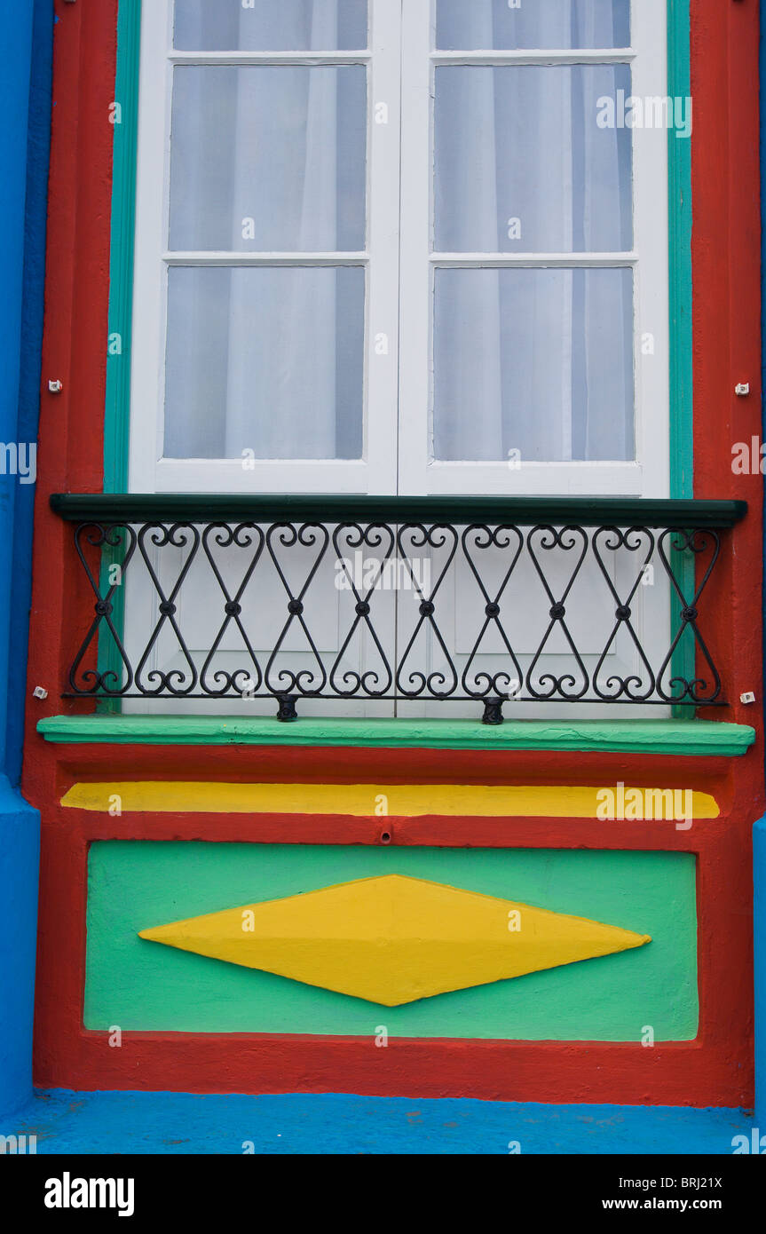 Imperio da Caridade (Impero della Carità) a Praia da Vitoria, Largo das Figueiras do Paim, Terceira, Azzorre, Portogallo. Foto Stock