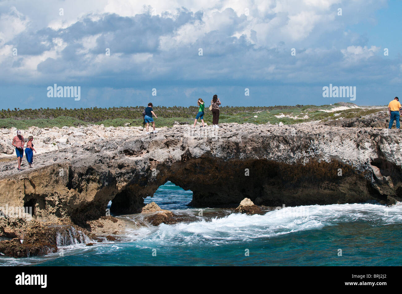 Messico, Cozumel. El Mirador lookout, Isla de Cozumel (Isola di Cozumel). Foto Stock