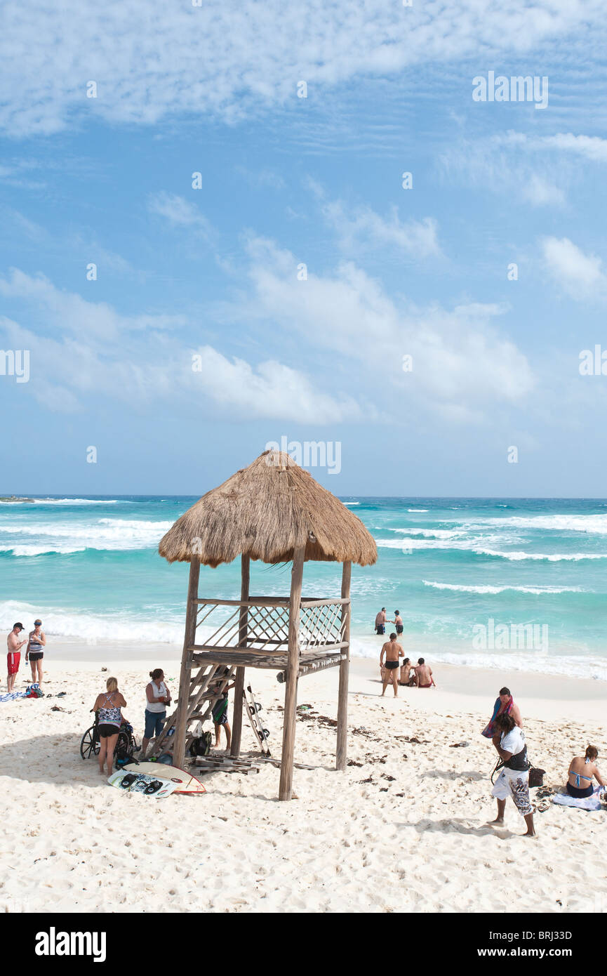 Messico, Cozumel. Playa Bonita, Isla de Cozumel (Isola di Cozumel). Foto Stock