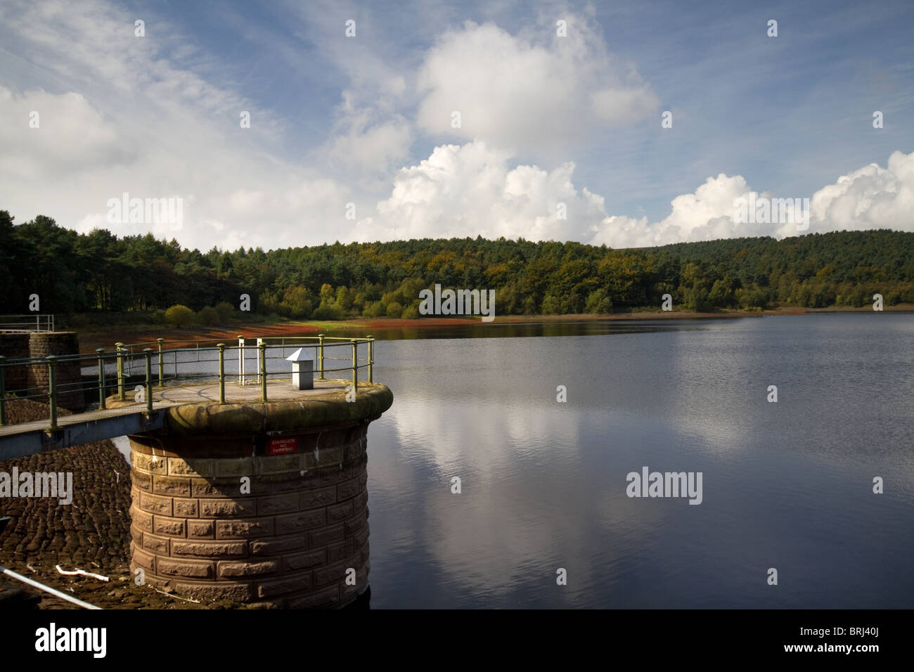 Ogden Serbatoio acqua Halifax West Yorkshire Regno Unito Foto Stock
