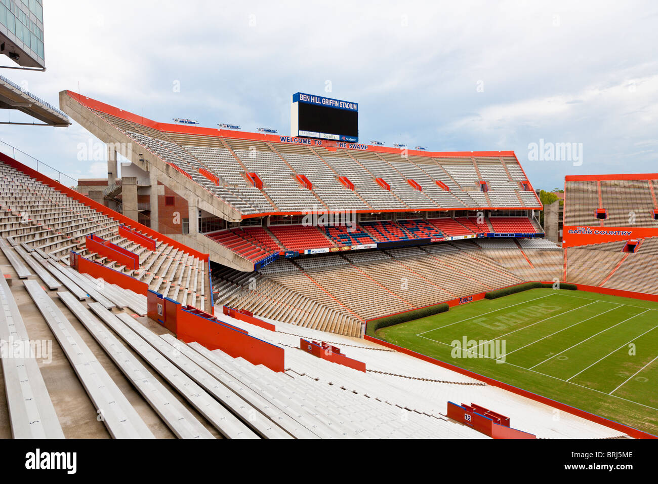 All'interno dello stadio Ben Hill Griffin, comunemente noto come la palude sede della University of Florida Gators Foto Stock