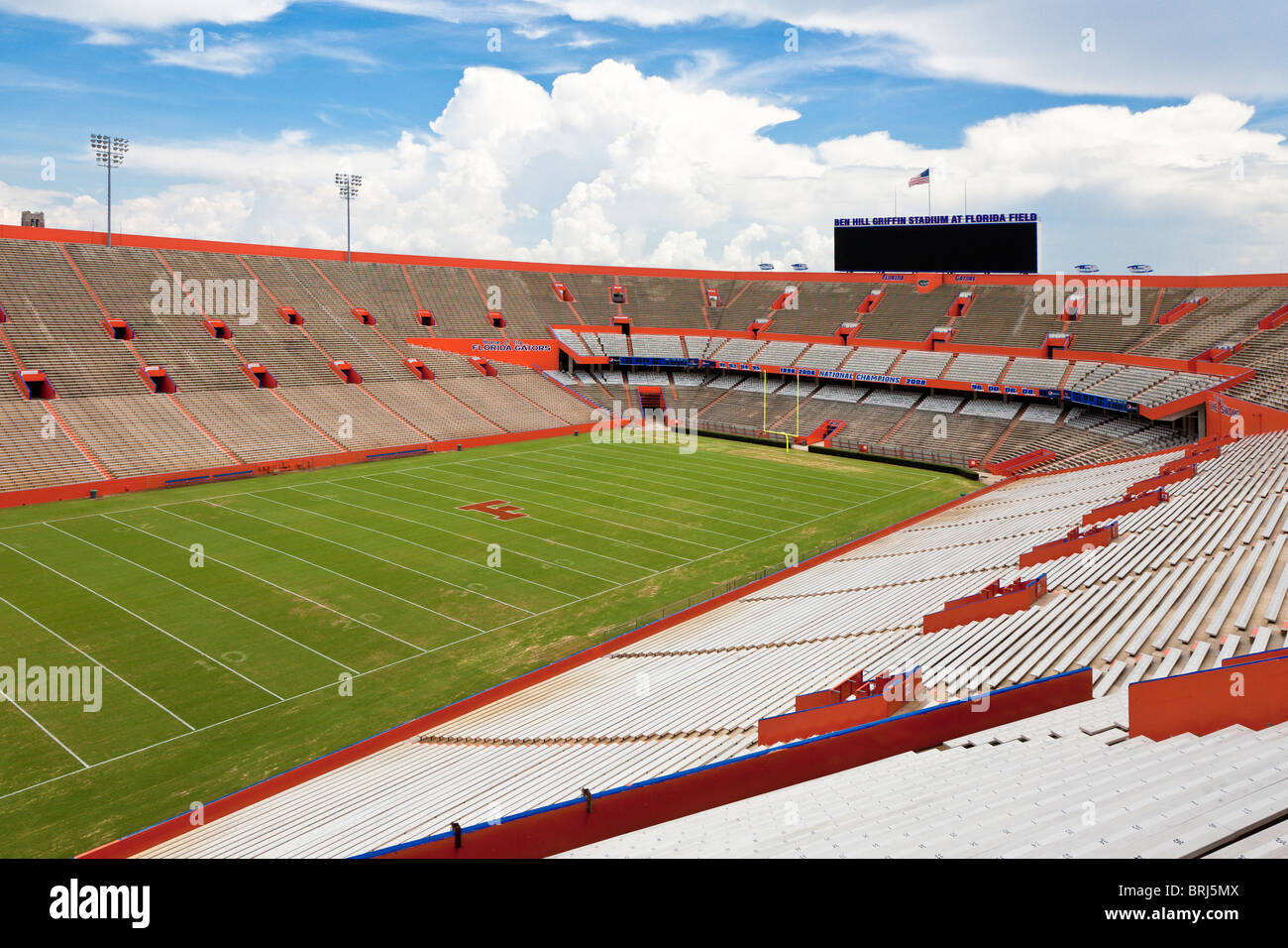 All'interno dello stadio Ben Hill Griffin, comunemente noto come la palude sede della University of Florida Gators Foto Stock
