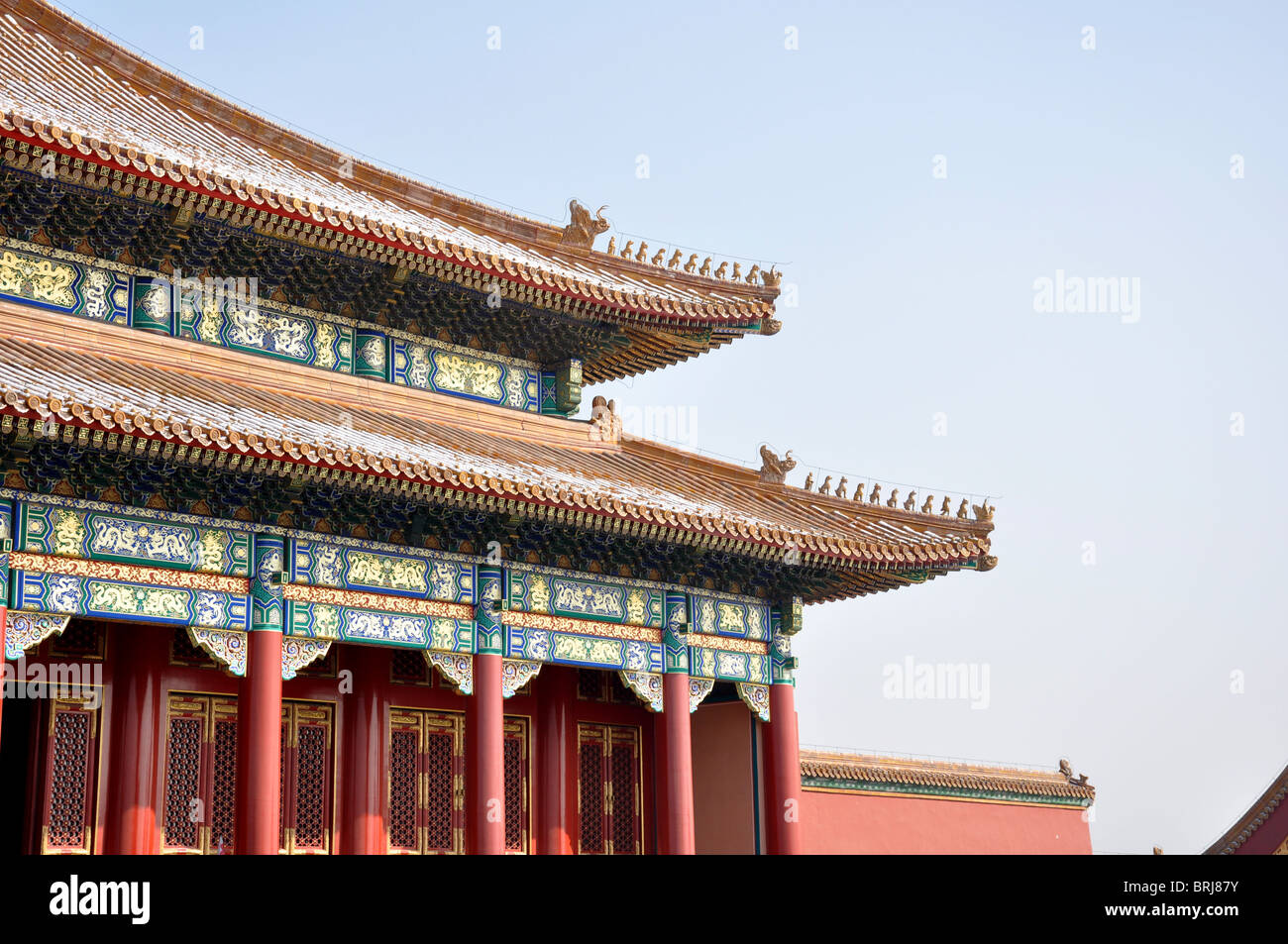 Città Proibita di Pechino in Cina Foto Stock