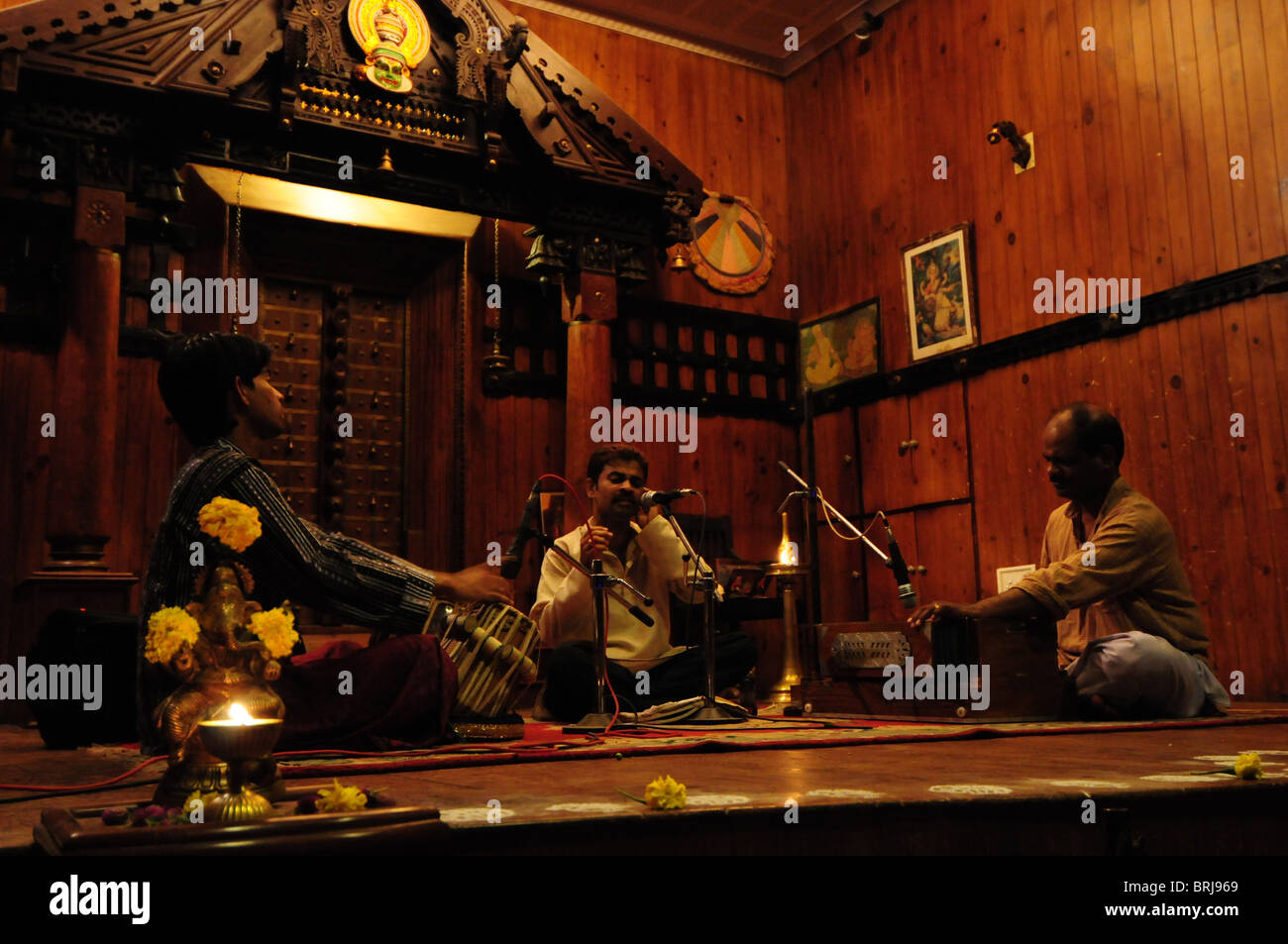 Sud indiane spiagge e lagune, nello Stato di Kerala Foto Stock