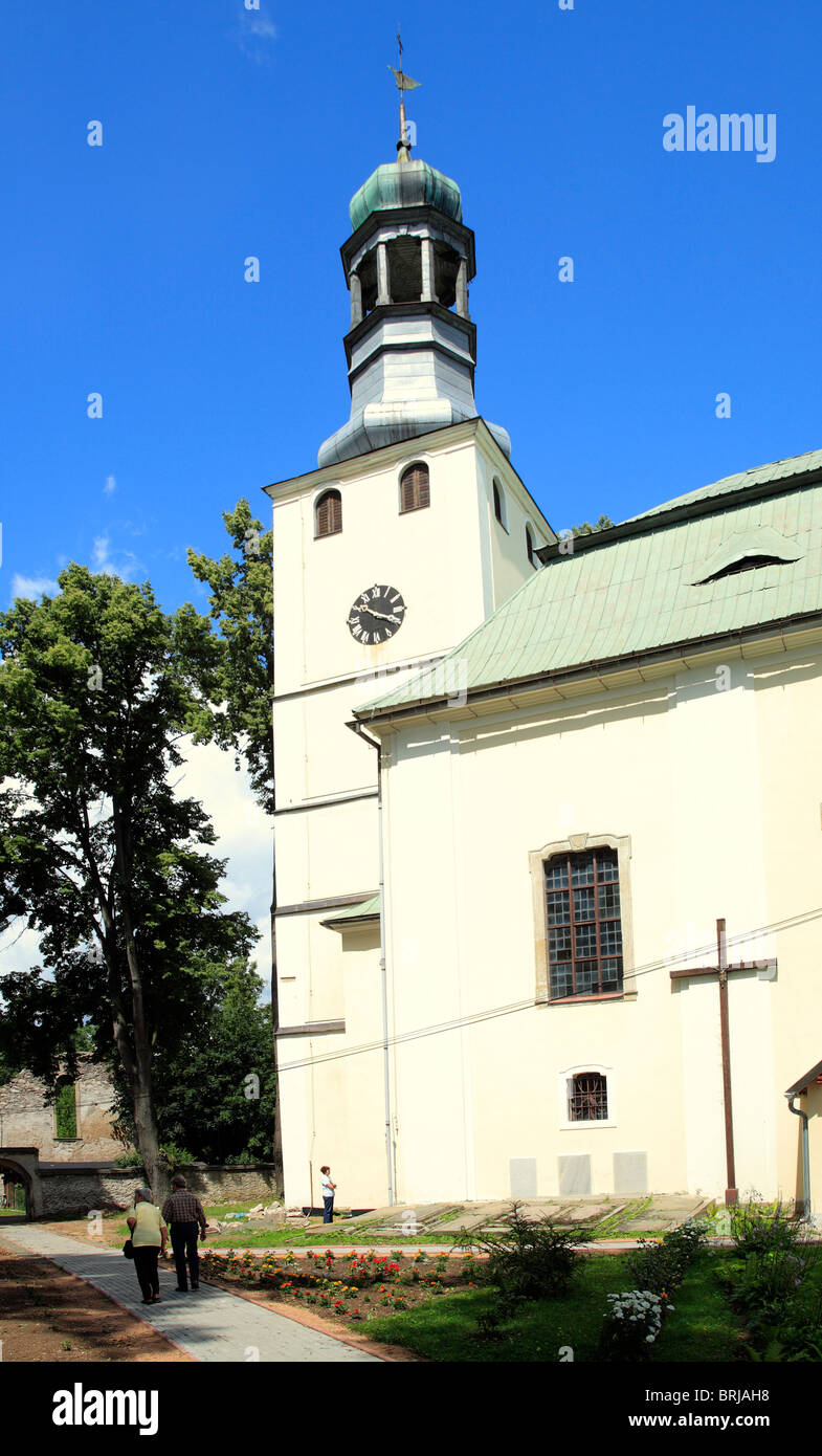 La Chiesa cattolica in Miszkowice. Kamienna Gora County, Bassa Slesia Polonia europa Foto Stock