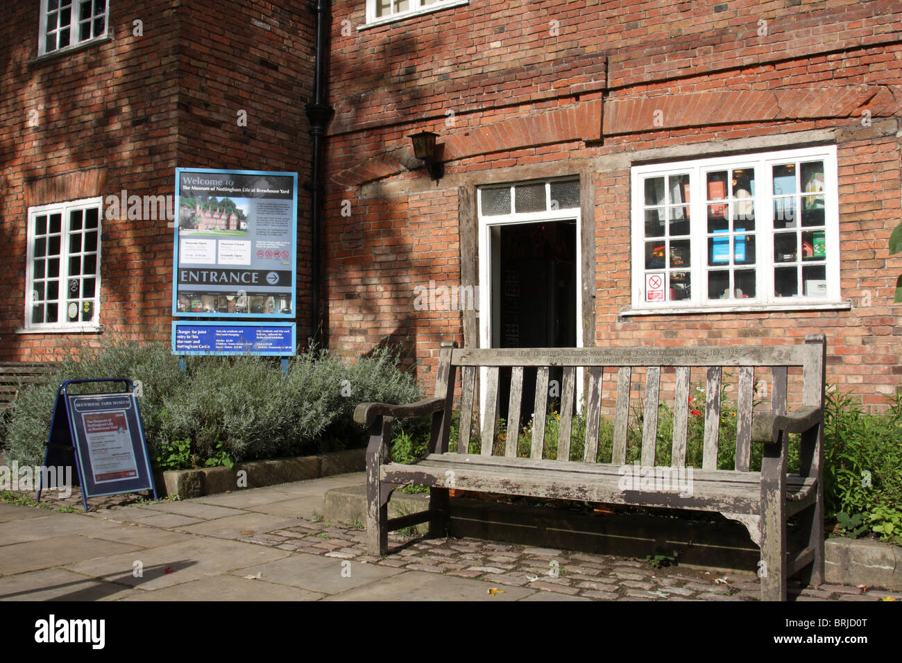 Museo della Vita di Nottingham, Tini di filtrazione cantiere, Nottingham, Inghilterra, Regno Unito Foto Stock
