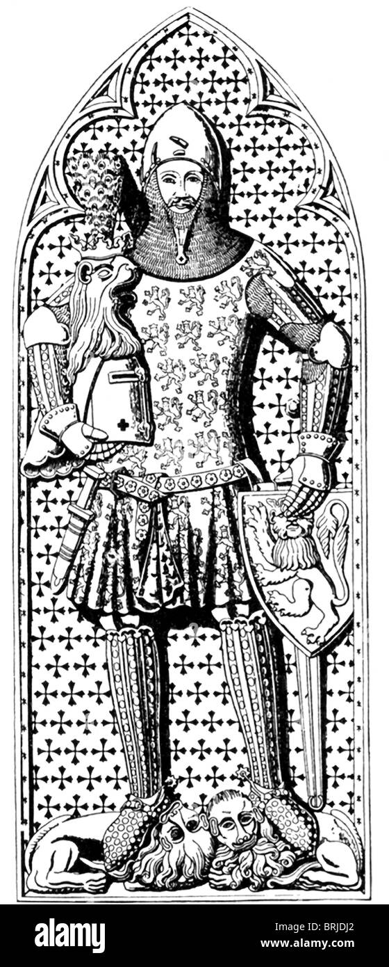 Conte Gunther von Schwarzburg, qui illustrato, è stato impostato come un rivale imperatore del Sacro Romano Impero di Carlo IV nel 1349. Foto Stock