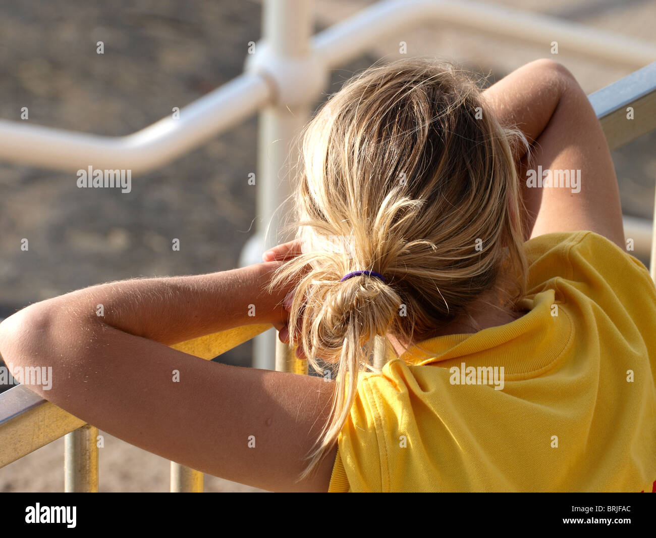 Bagnino femmina, REGNO UNITO Foto Stock