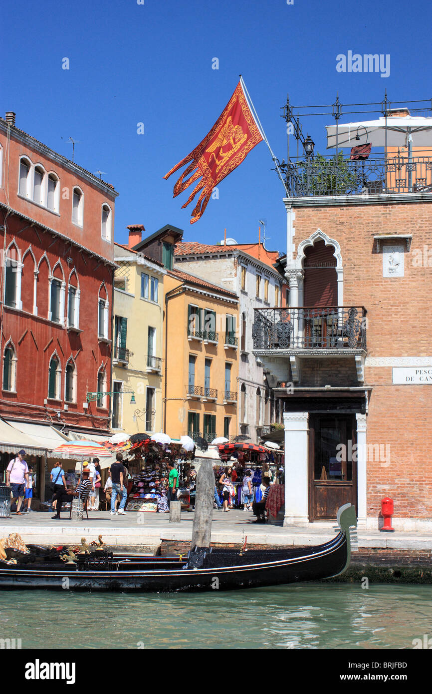 Via Strada Nuova in Cannaregio, Venezia, Italia Foto Stock