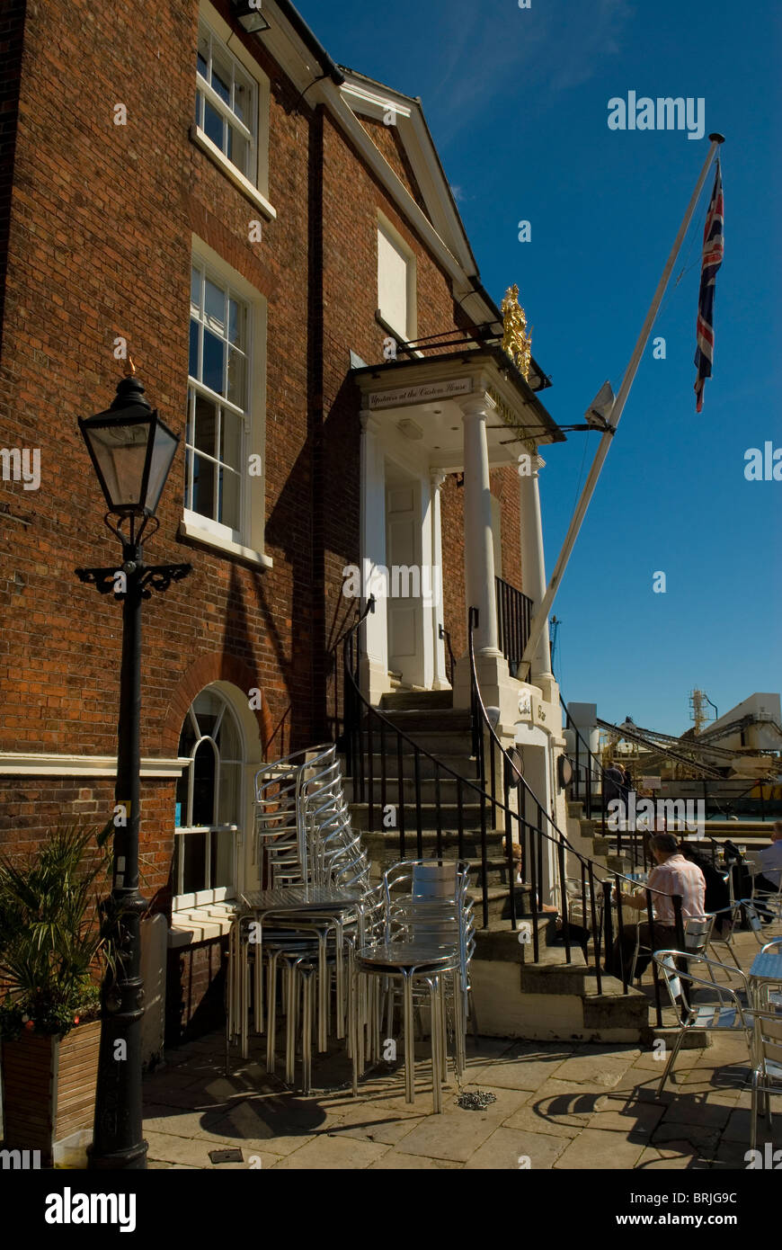 Poole Quay storica casa doganale Dorset England Regno Unito 2010 Foto Stock