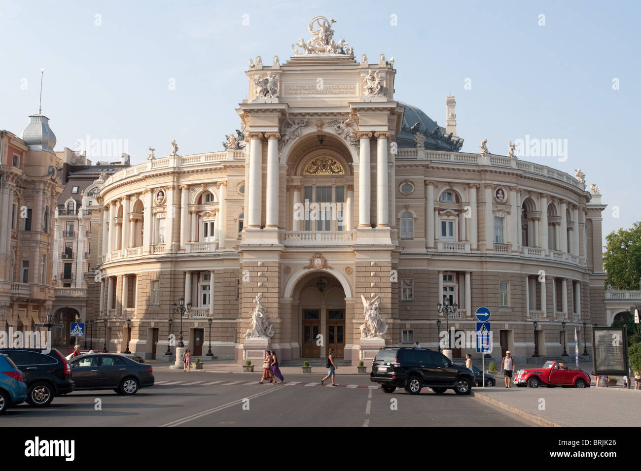 Edificio del teatro dell'Opera di Odessa, Ucraina Foto Stock