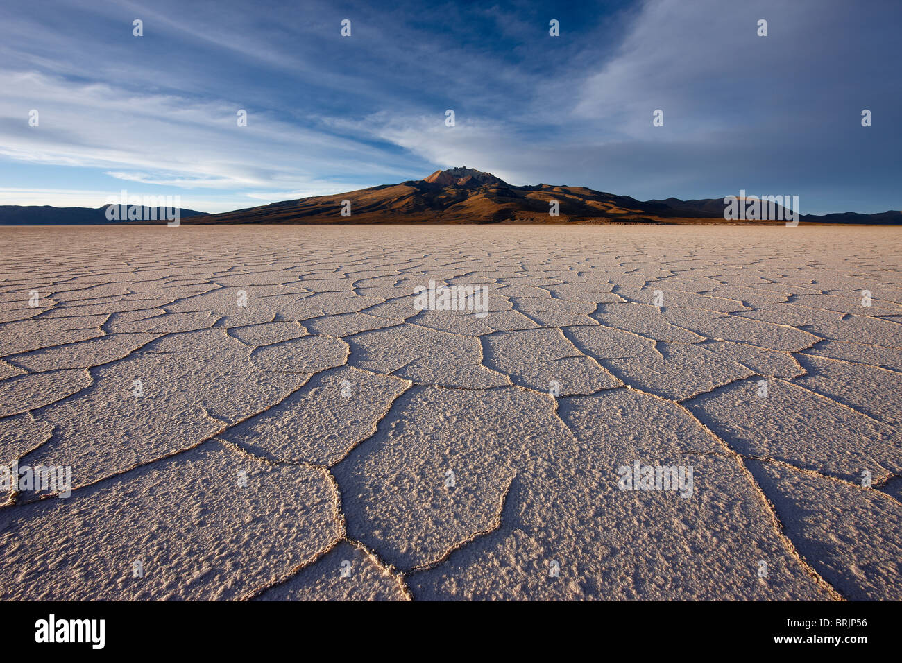 Il Salar de Uyuni, Bolivia Foto Stock