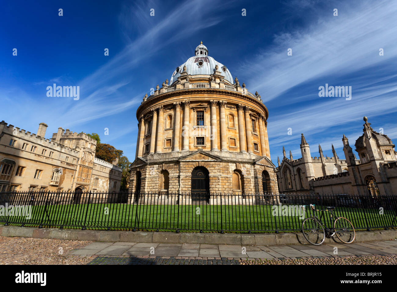 Radcliffe Camera, Brasenose e tutte le anime College Oxford- inizio autunno mattina 1 Foto Stock