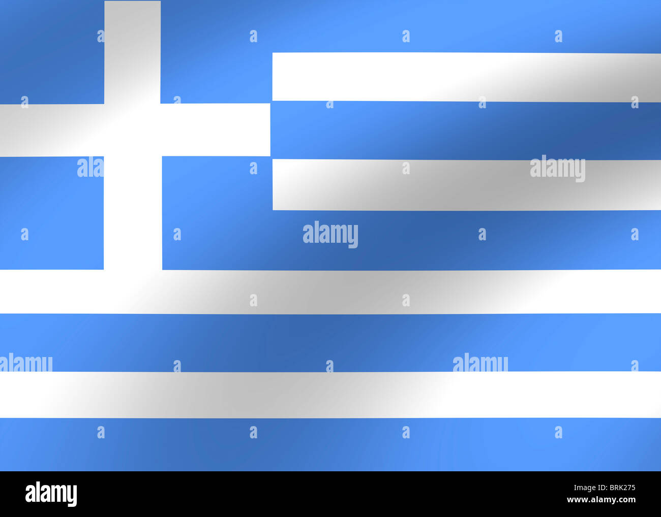 Bandierina della Grecia Foto Stock