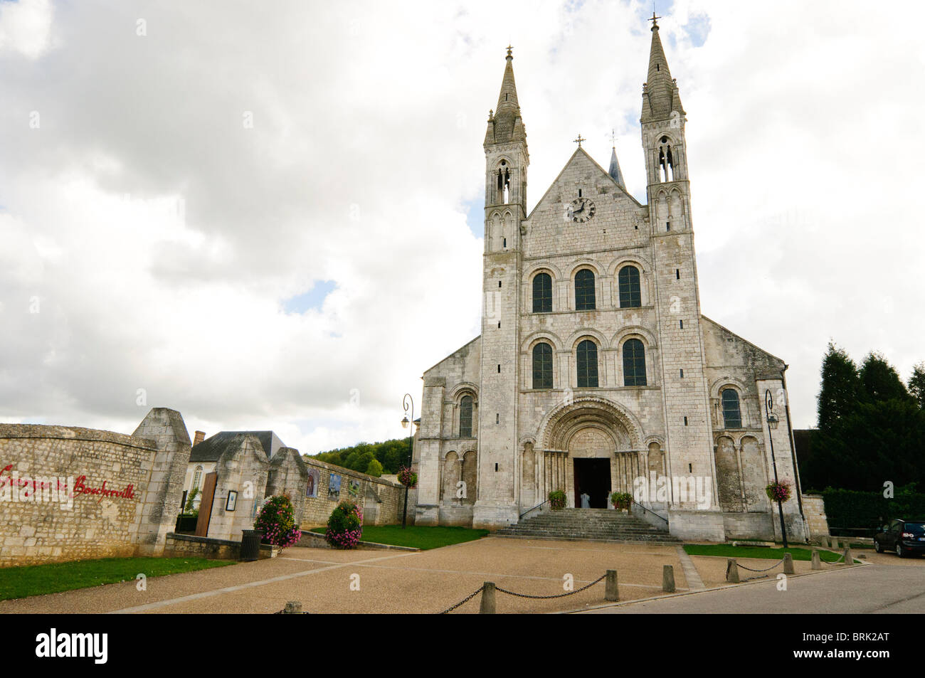 Saint Georges de Boscherville Abbey Foto Stock